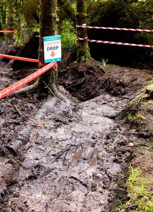MTB enduro trail features